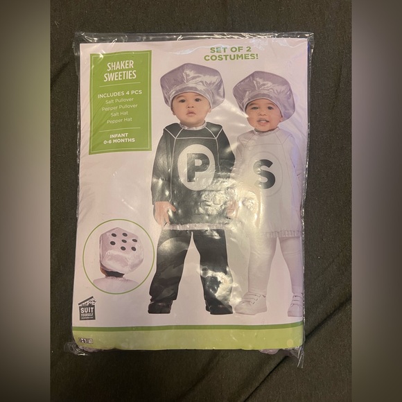 Suit Yourself Other - NWT Infant Shaker Sweeties Costume Set - Black & White, 0-6m